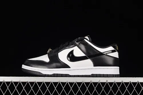 All categories Nk SB Dunk series Nk SB Dunk Low low-top sneakers Nk Dunk SB Low black and white patent leather panda SB smashed backboard fashion casual sneakers DR9511-100
